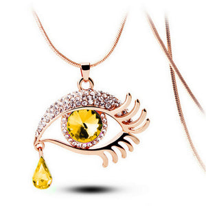 Eyelashes Necklace